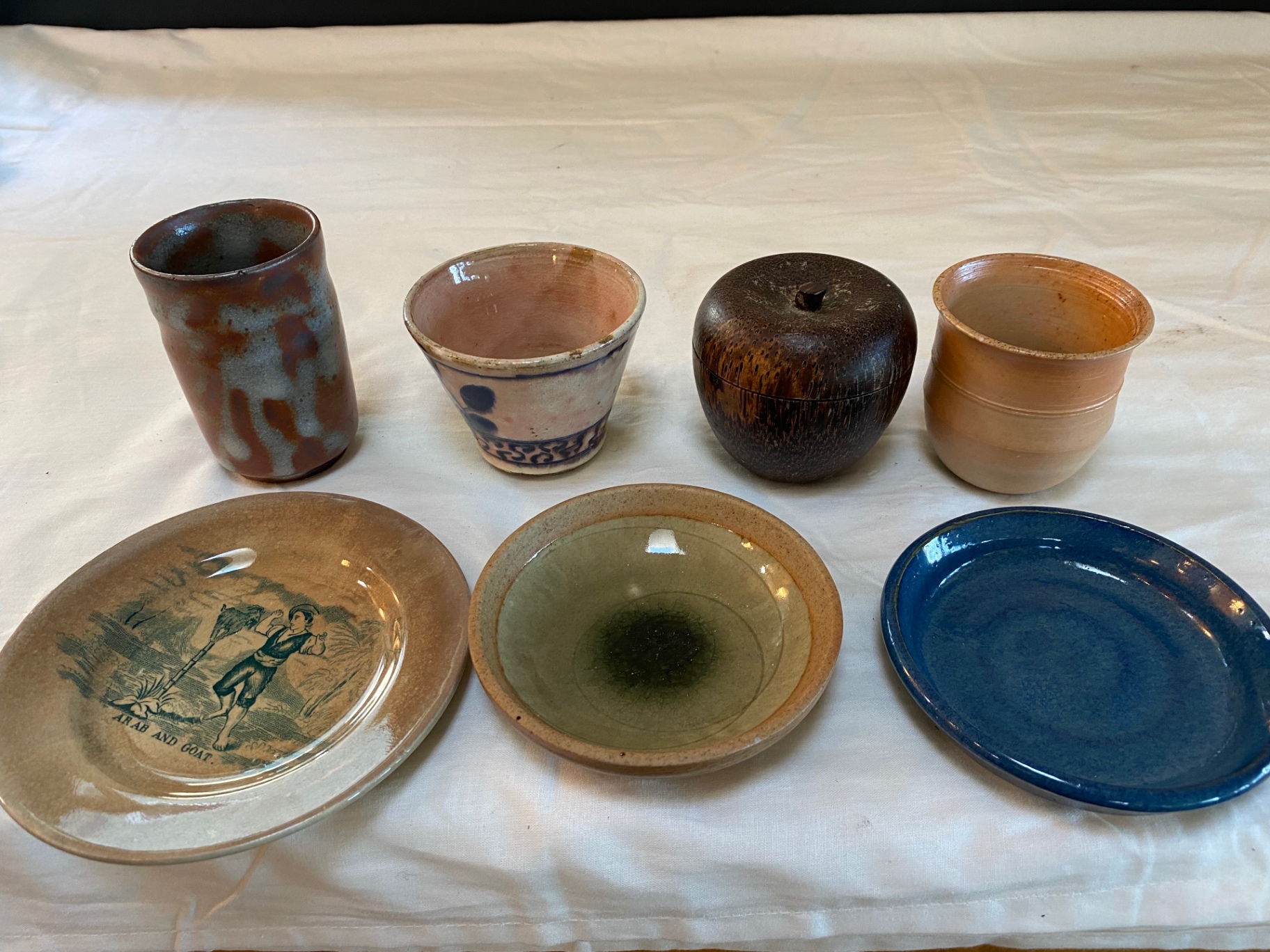 Hand Made pottery bowls, spoons, and drinking cups - image 17 of 22