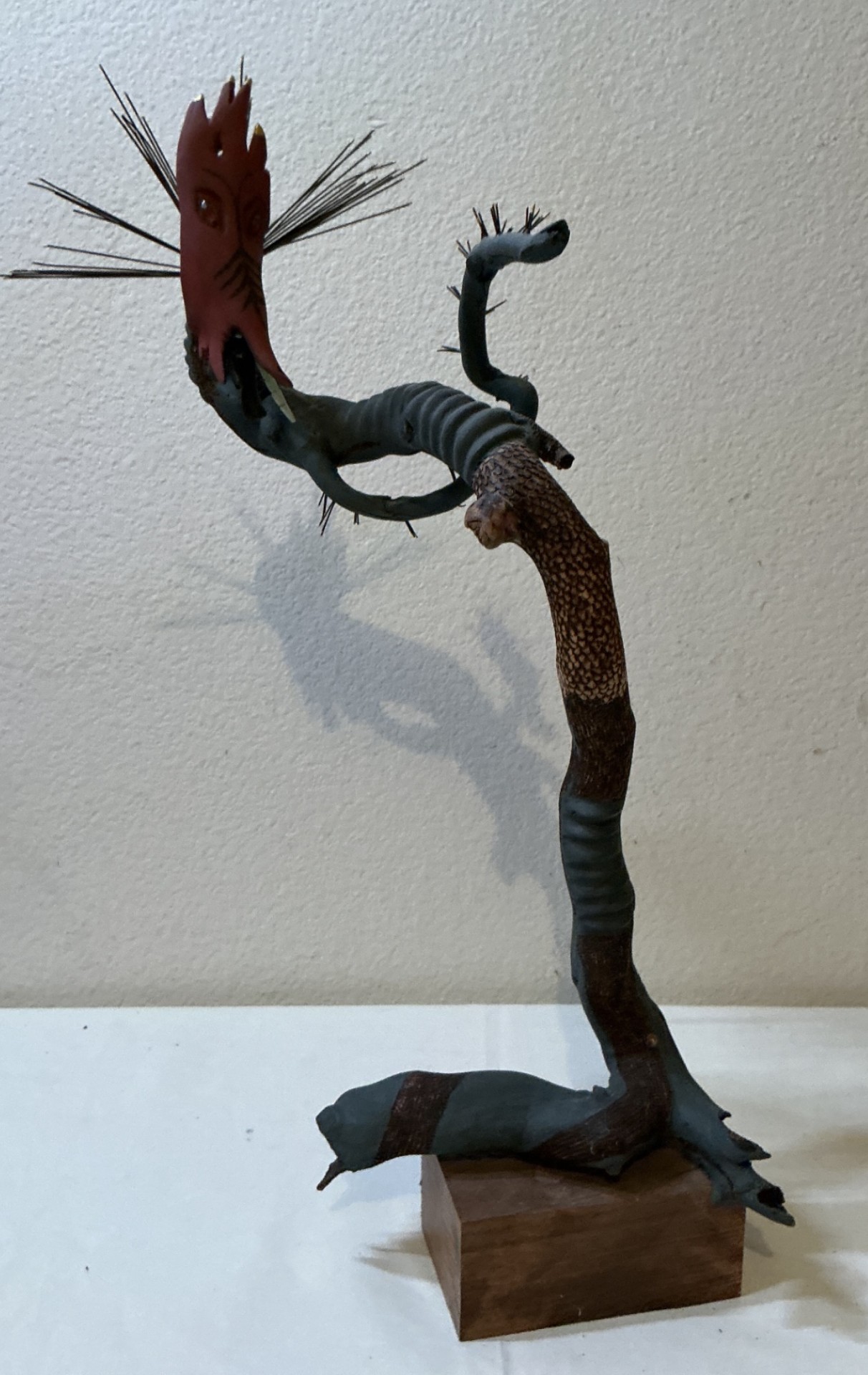Abstract Wood Sculpture - image 1 of 4