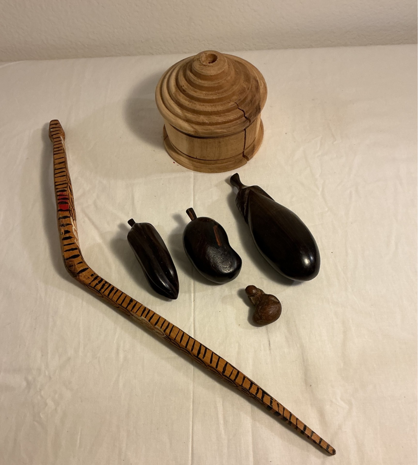 Indonesian Vintage Wood Scultpures, and more - image 4 of 5