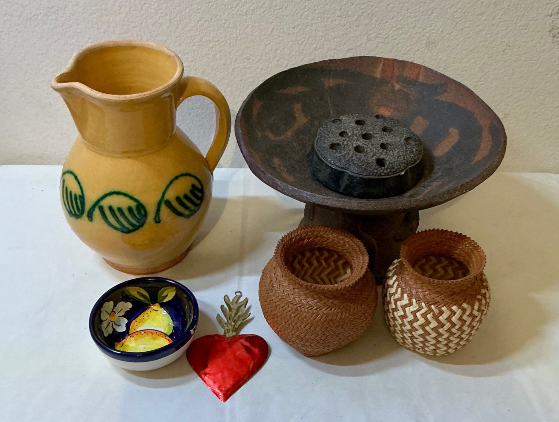 Ceramic Folk Art assortment - image 1 of 12