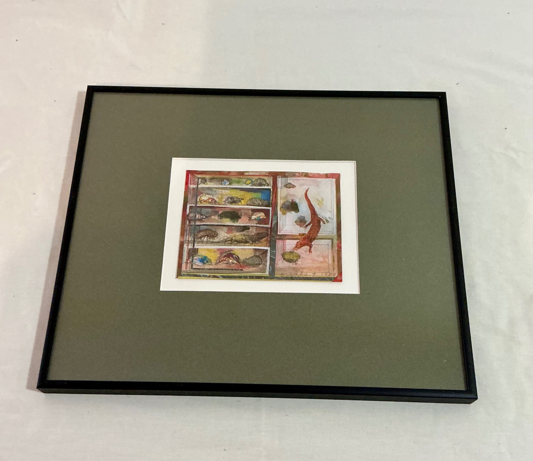 3 Unique Framed Artwork, two autographed by artist - image 5 of 12
