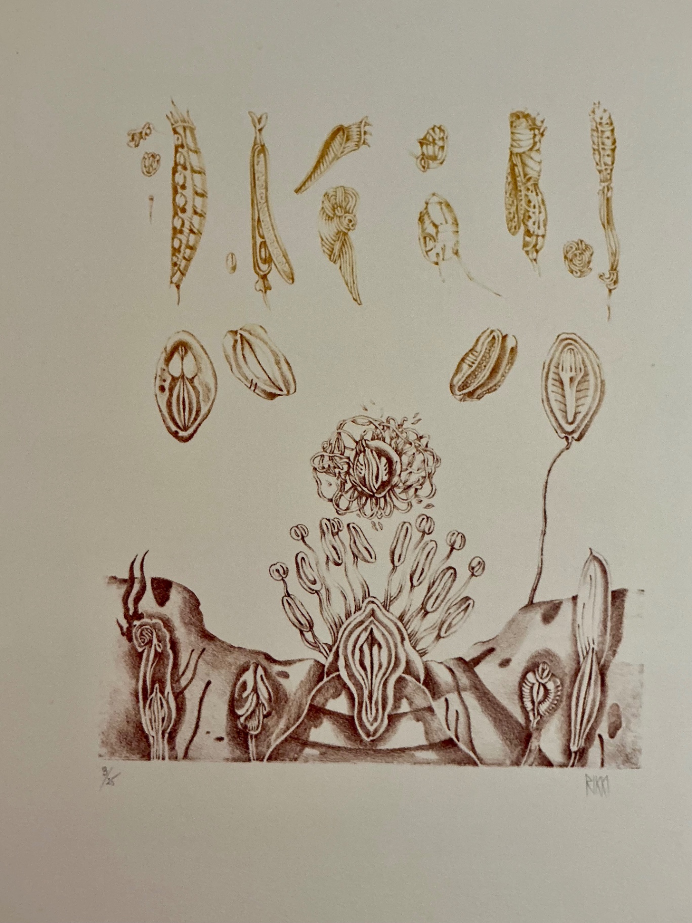 Five numbered prints by Rikki on paper - image 10 of 14