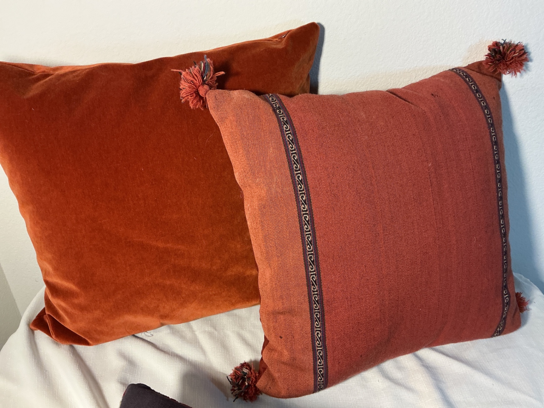 Three unique throw pillows, one Kilm - image 4 of 5