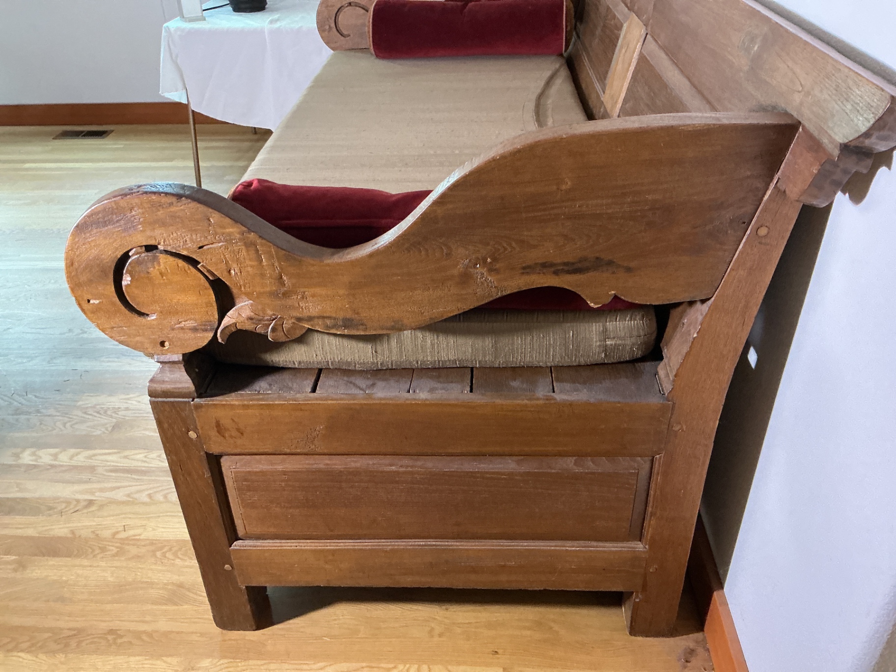 Vintage Indonesian Solid wood Diwan - image 3 of 8