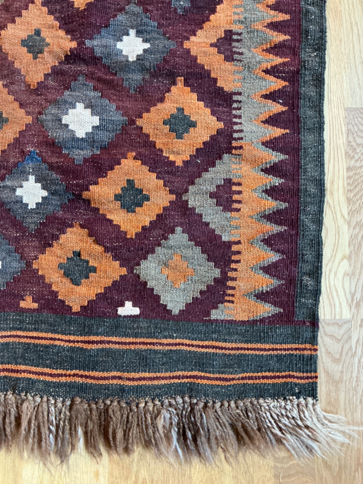 Small Vintge Kilm Wall Hanging - image 2 of 4