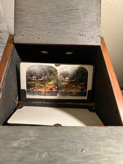 Antique Alex Becker Table Top Large Sweetheart Revolving Stereoscope Viewer - image 3 of 6
