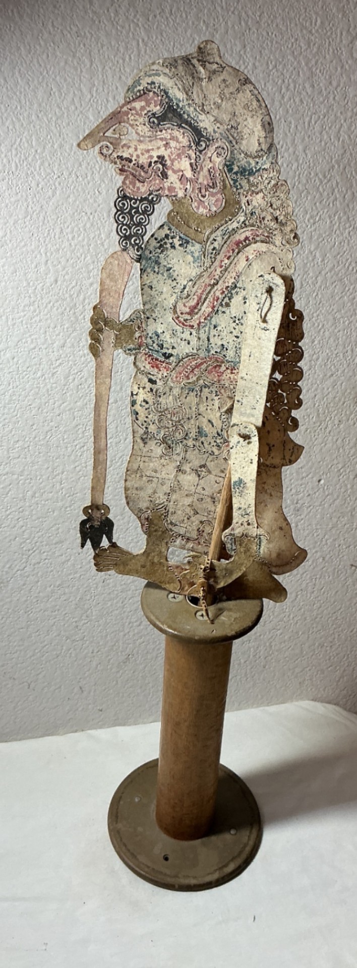 Wayang  Kulit Shadow Puppet & Marapachi Bommai Wooden Figurine - image 5 of 5