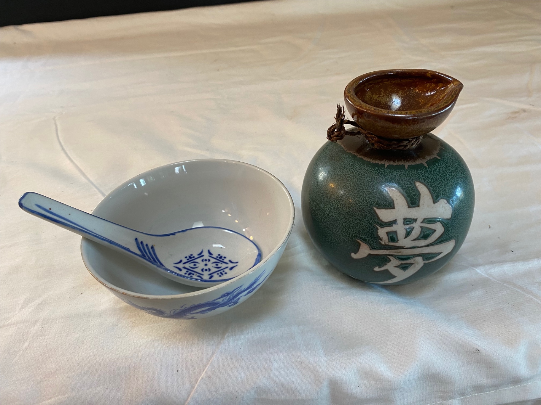 Hand Made pottery bowls, spoons, and drinking cups - image 14 of 22