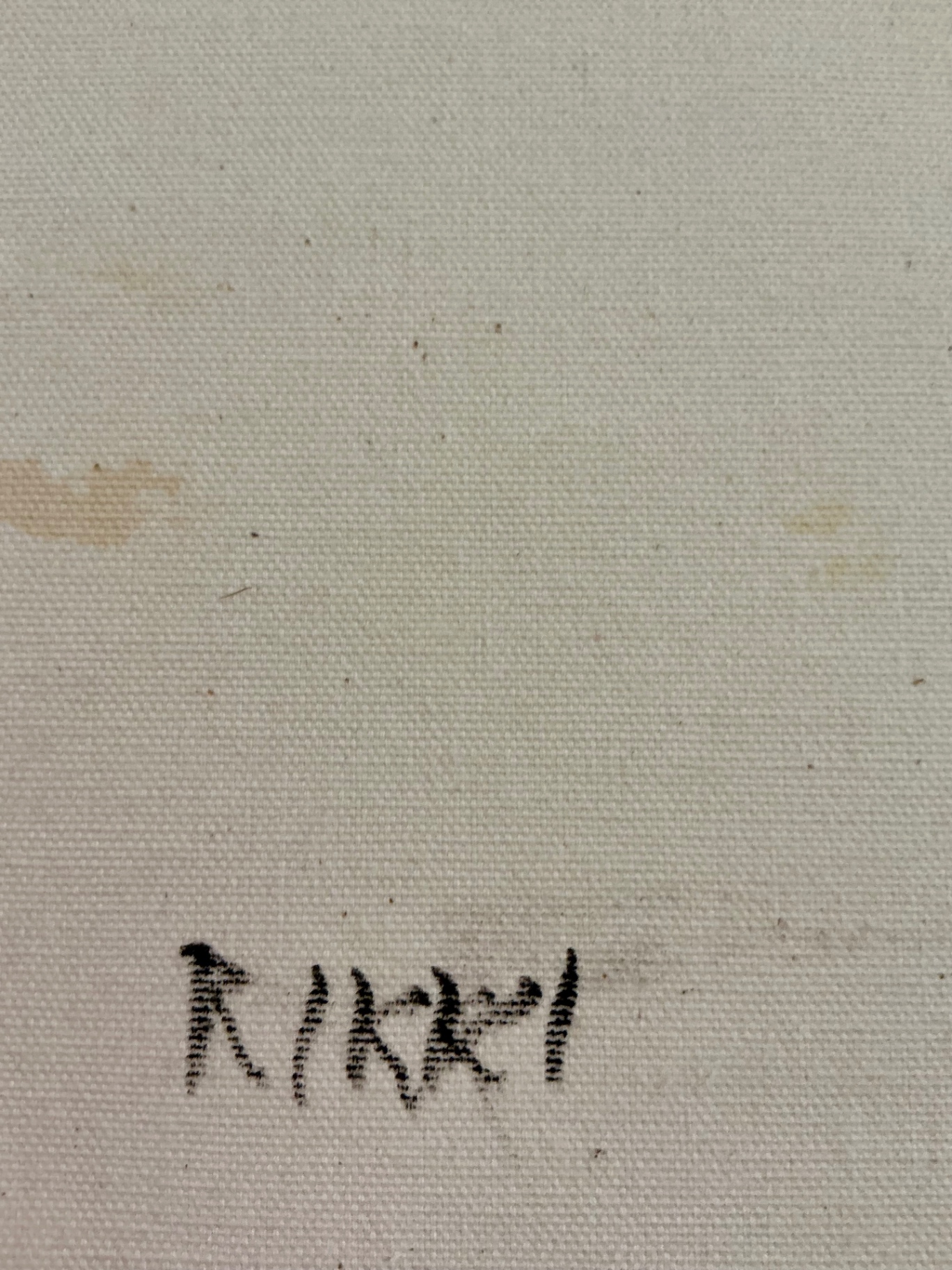 Three originals by Rikki one on canvas two paper - image 3 of 8