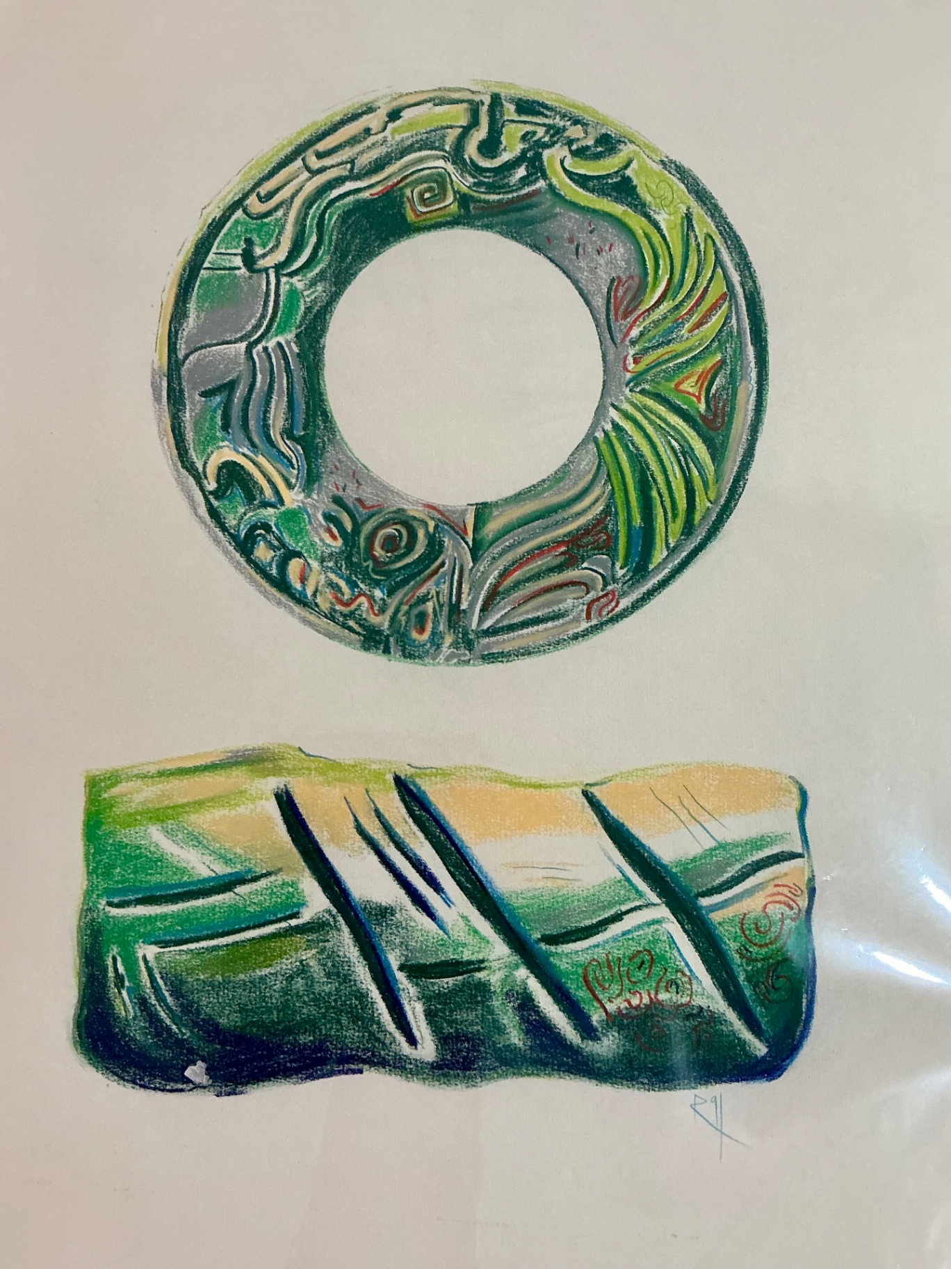4 More Originals by Rikki on paper - image 4 of 9