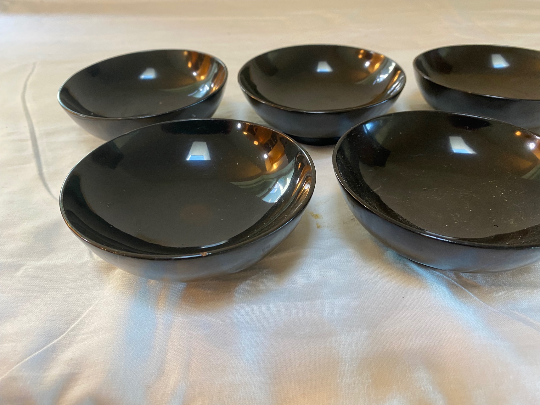 Hand Made pottery bowls, spoons, and drinking cups - image 5 of 22