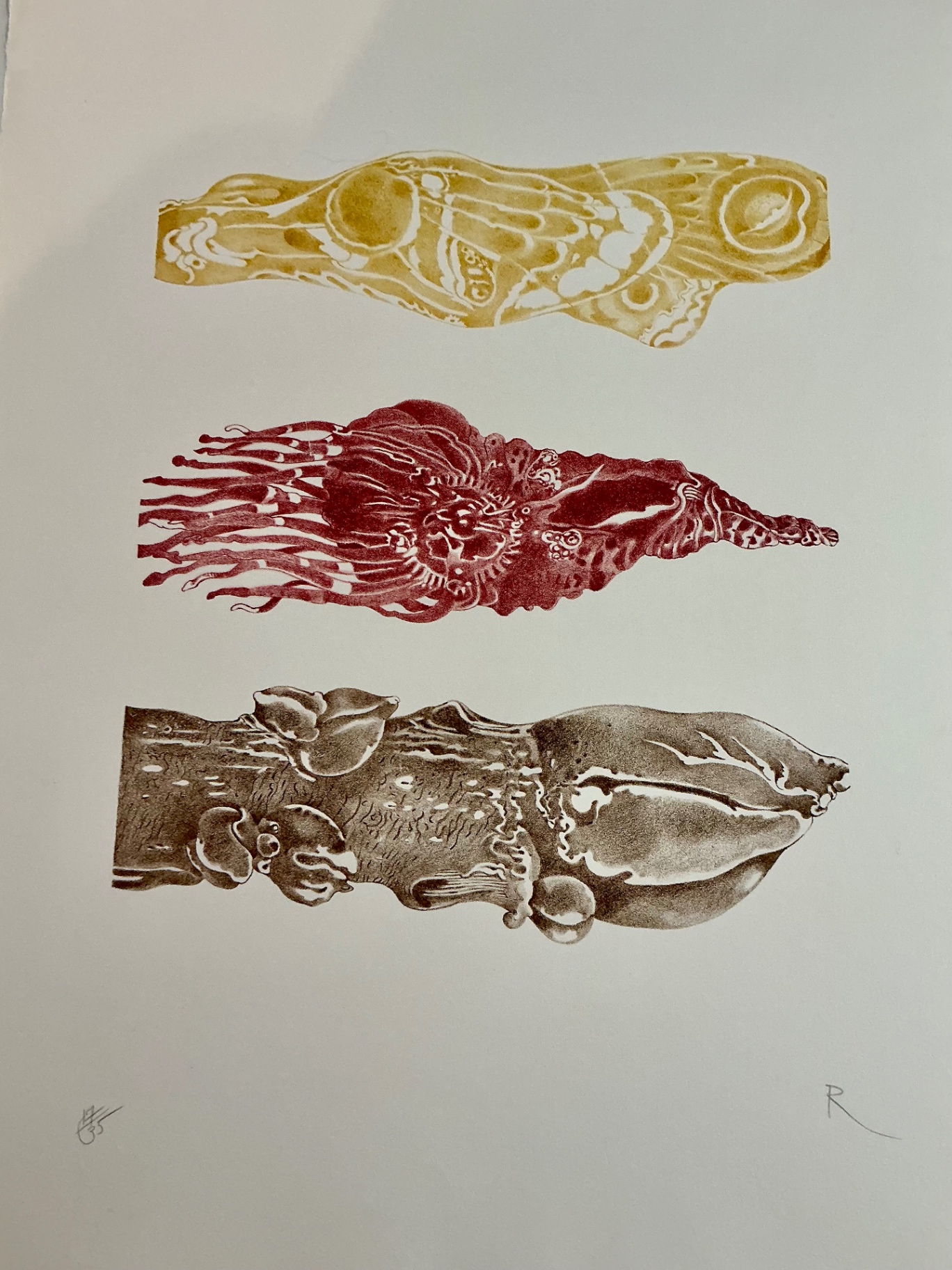 Five More numbered prints by Rikki on paper - image 2 of 12
