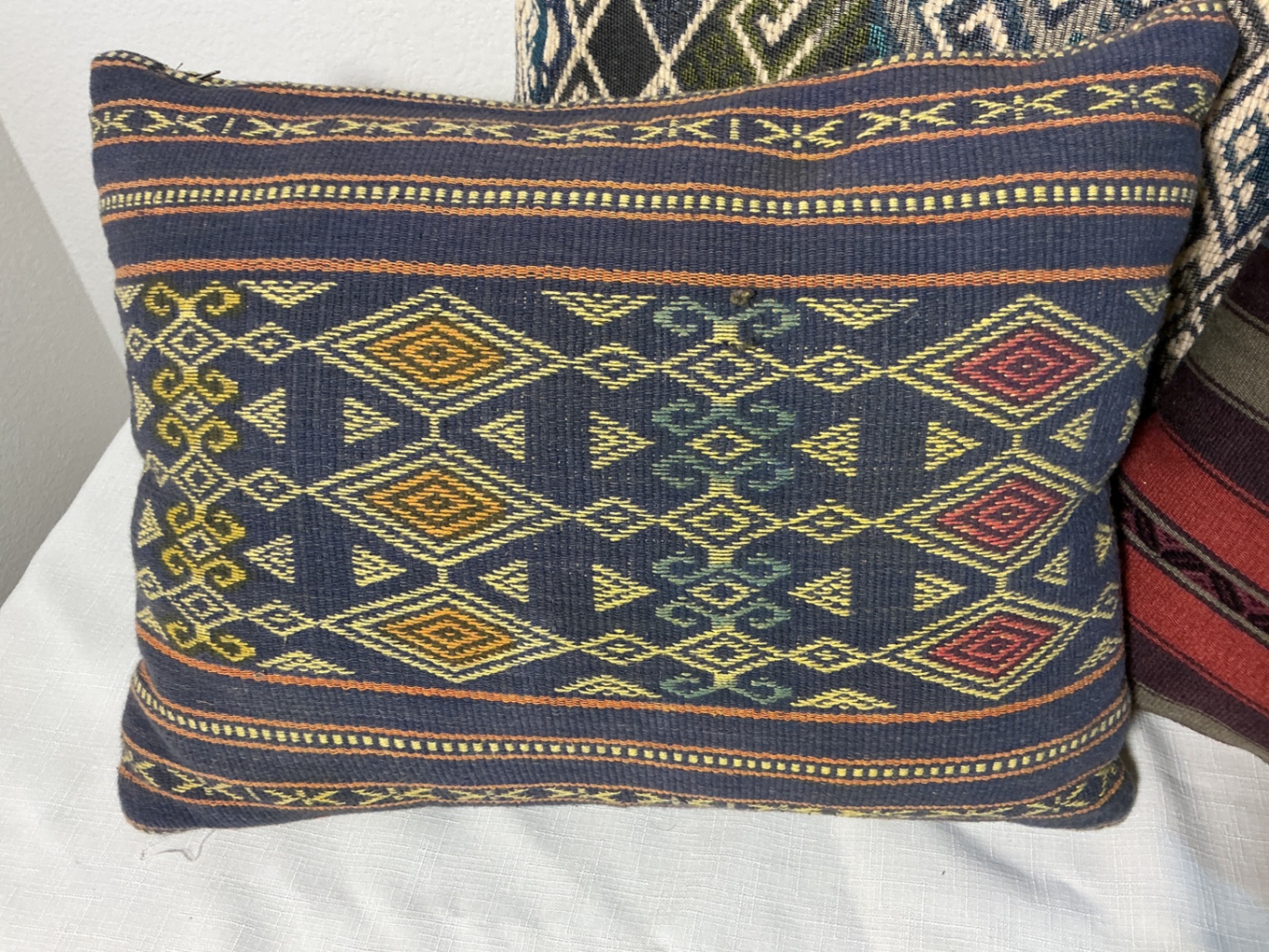 Three vintage rug pillows - image 2 of 5