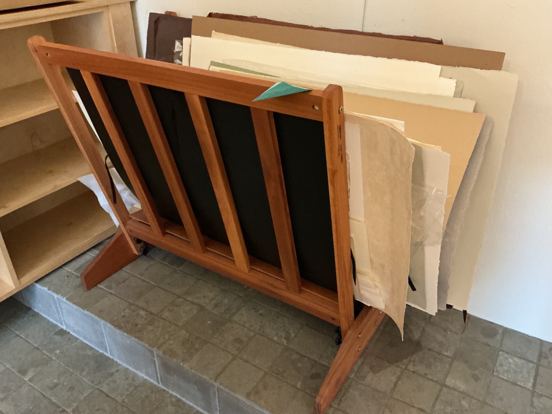 Art paper Storage Rack, Full of art Paper - image 2 of 7