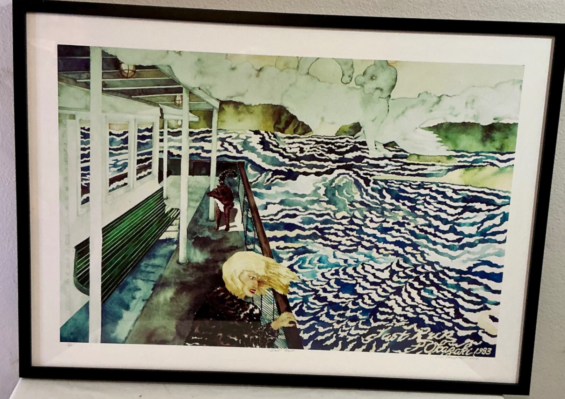 Framed, signed, numbered Linda Okazaki print - image 1 of 5