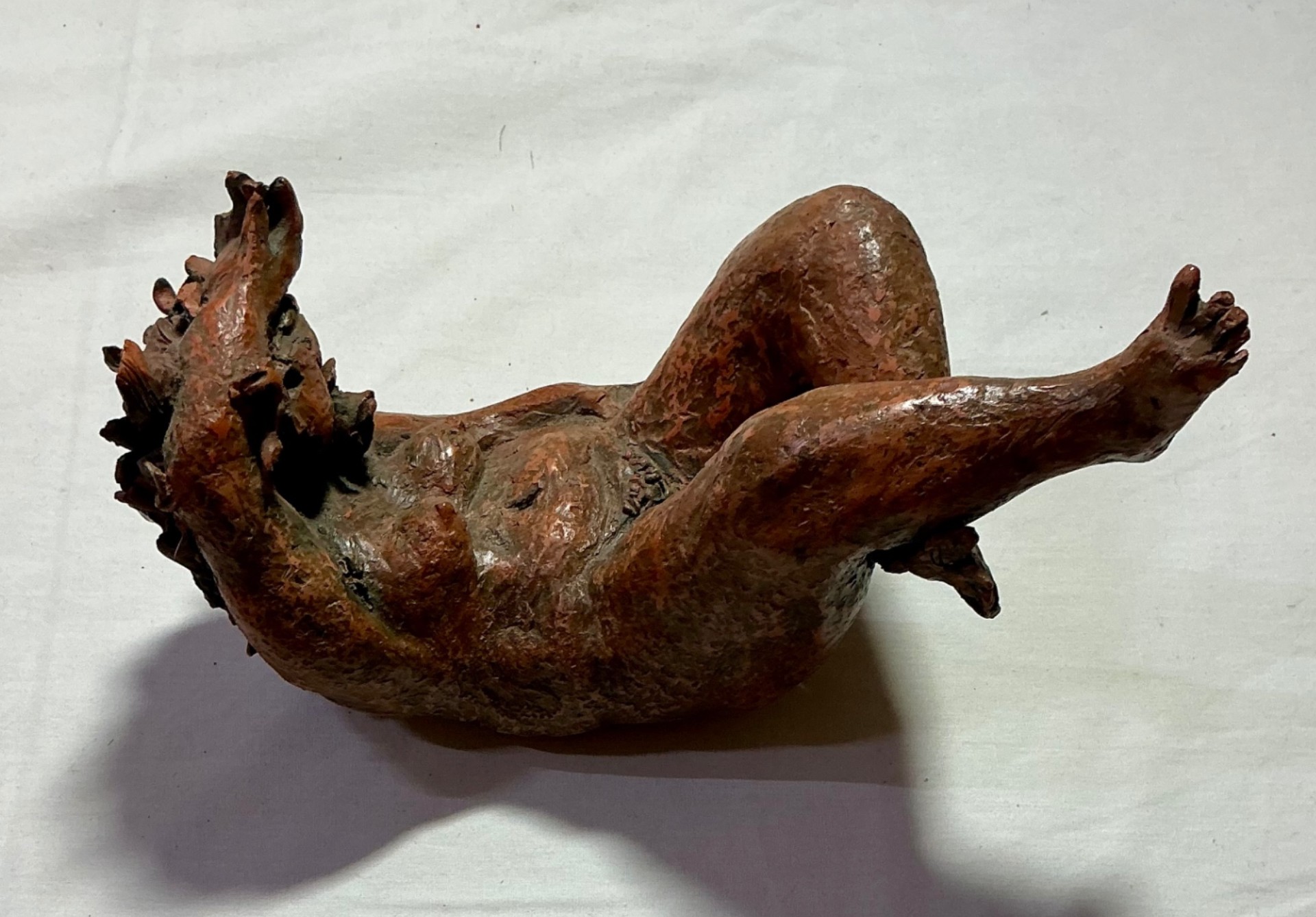 Trio of Terra cotta Rubenesque Nudes - image 2 of 14