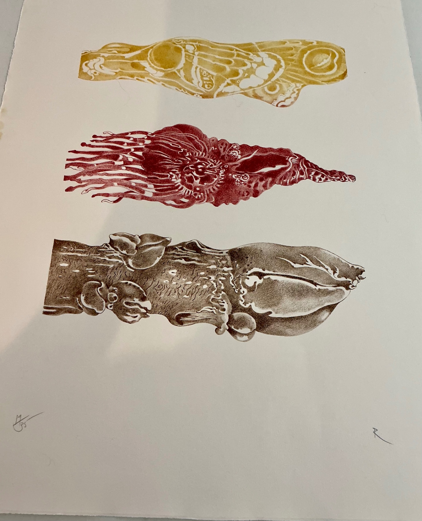 4 Numbered Prints by Rikki on paper - image 10 of 12