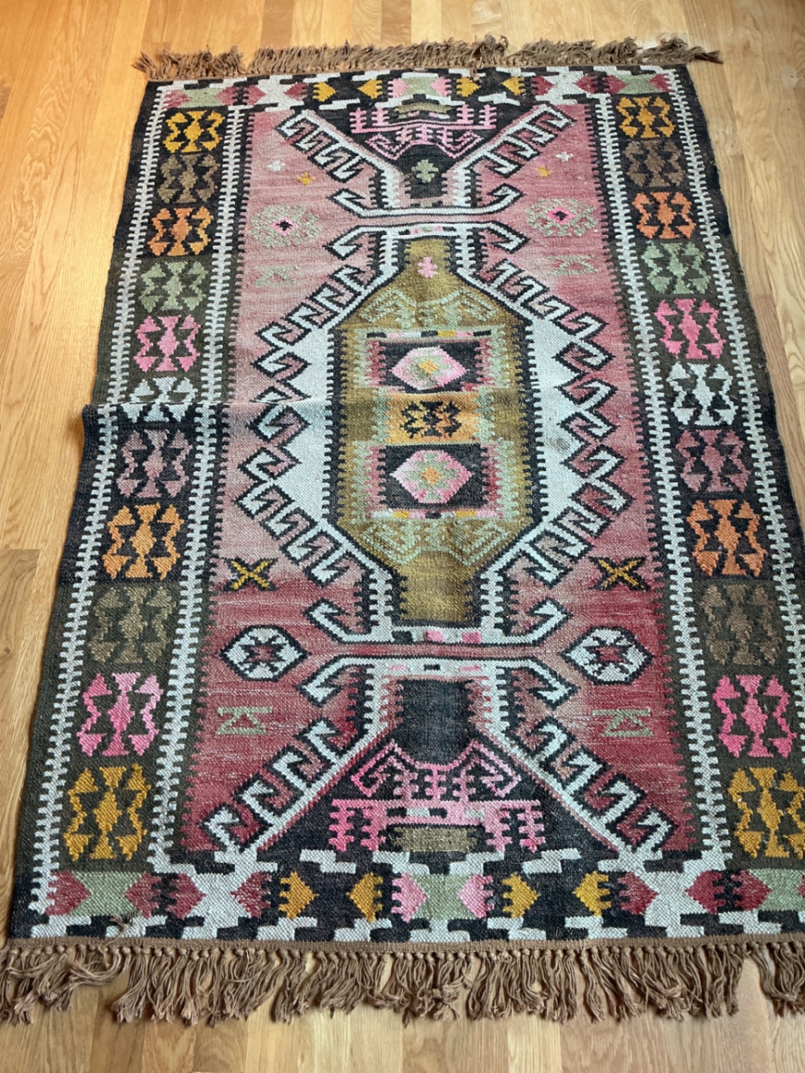Another Vintage Kilm wall hanging or rug - image 1 of 4