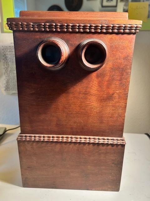 Antique Alex Becker Table Top Large Sweetheart Revolving Stereoscope Viewer - image 1 of 6