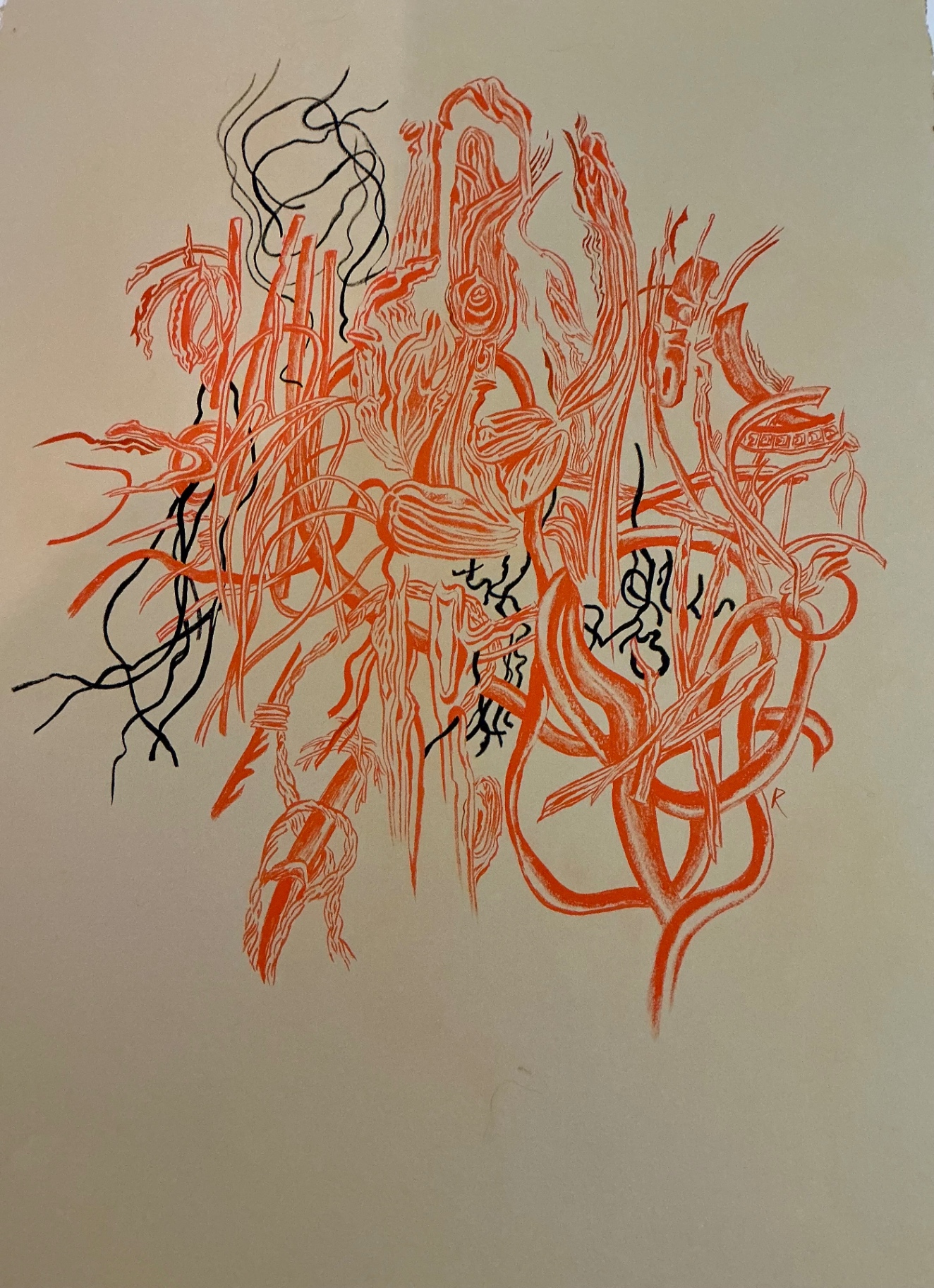 Four original Drawings by Rikki on paper  - image 4 of 10
