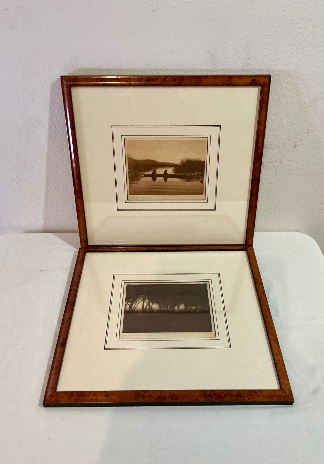 Framed Edward Sheriff Curtis and bonus native themed work - image 1 of 11