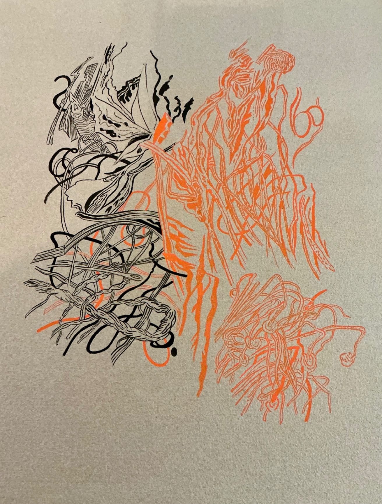 Four original Drawings by Rikki on paper  - image 6 of 10