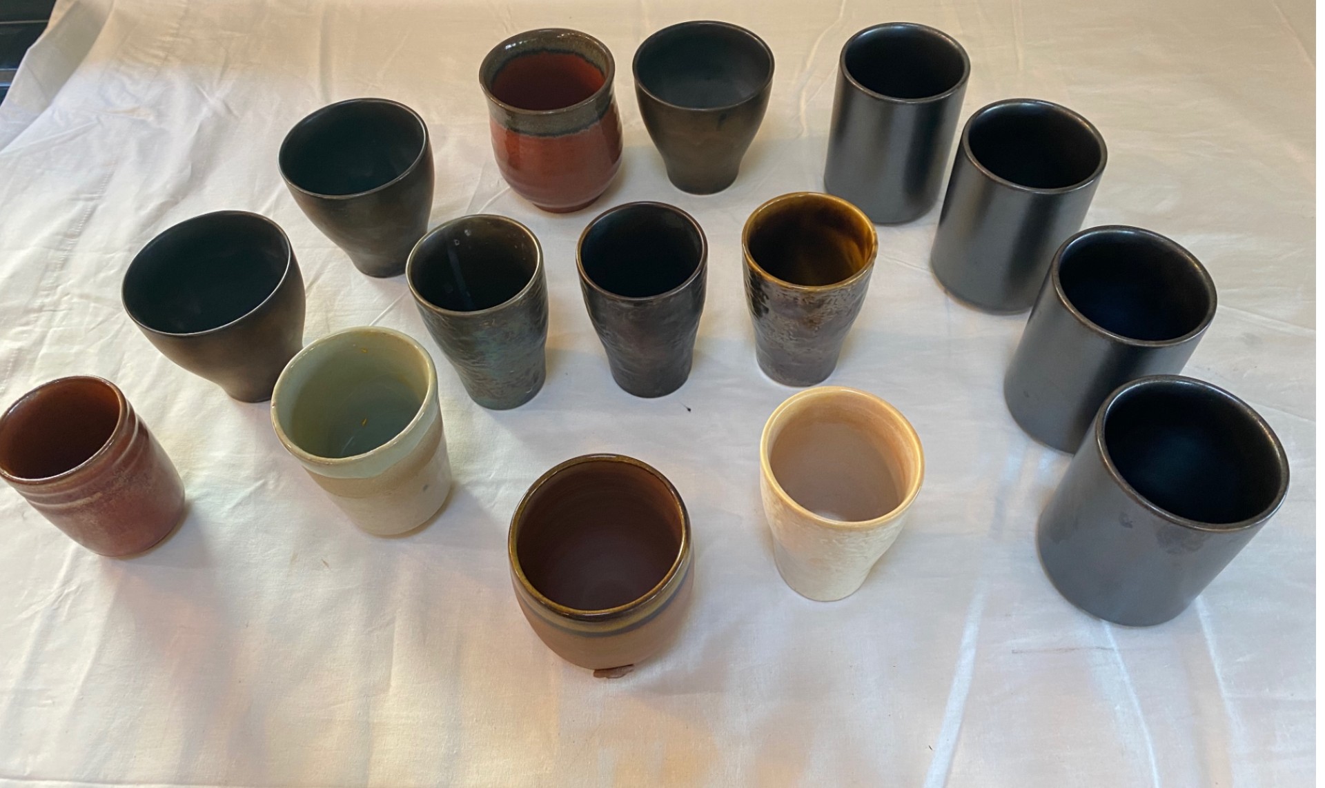 Collection of Ceramic Drinking Glasses - image 2 of 10