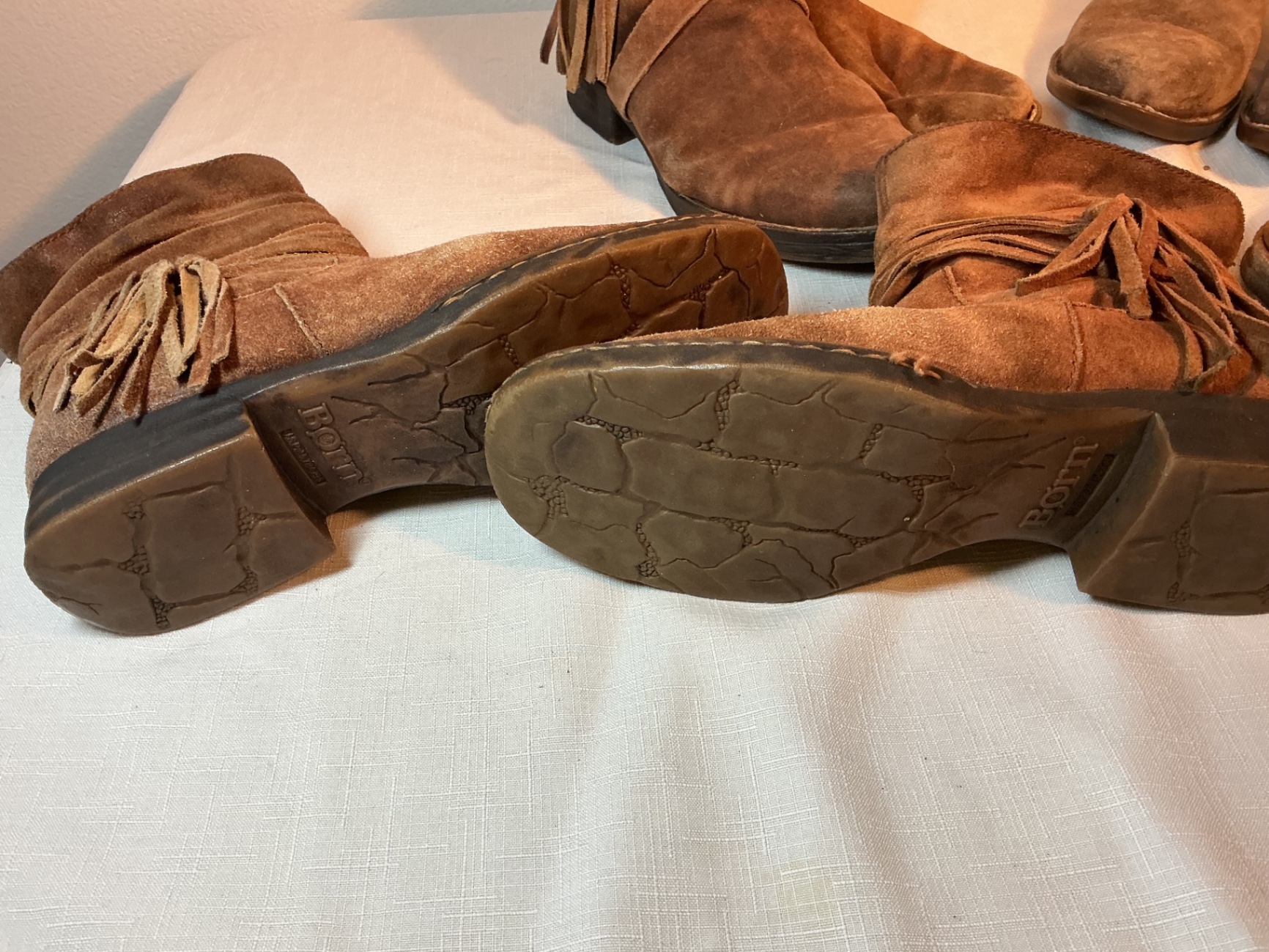 Born Suede Booties - image 3 of 11