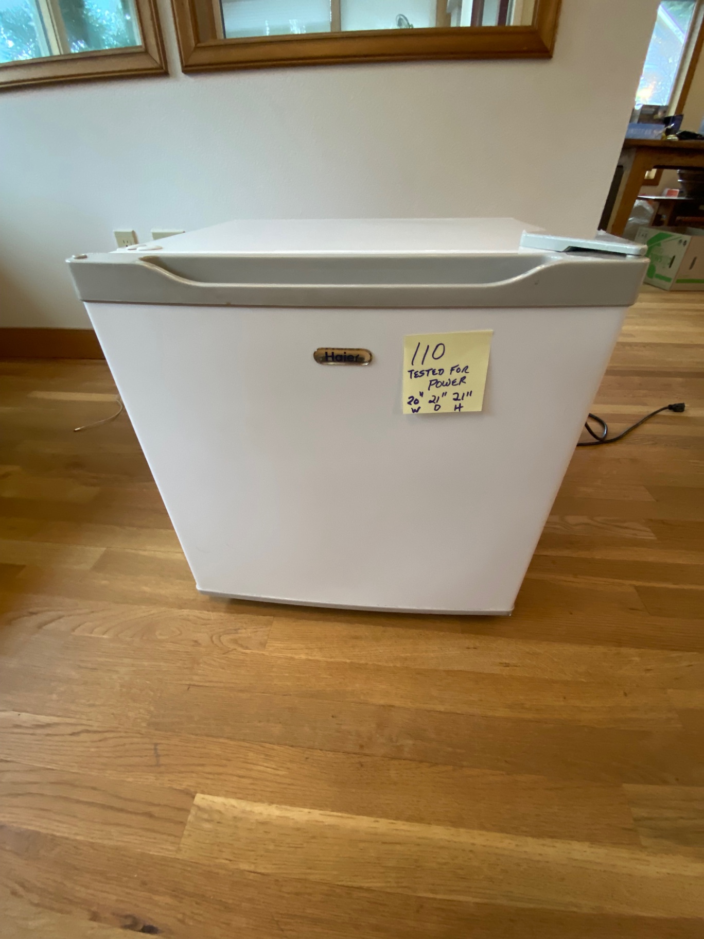 White Mini-Freezer from Haier - image 1 of 8