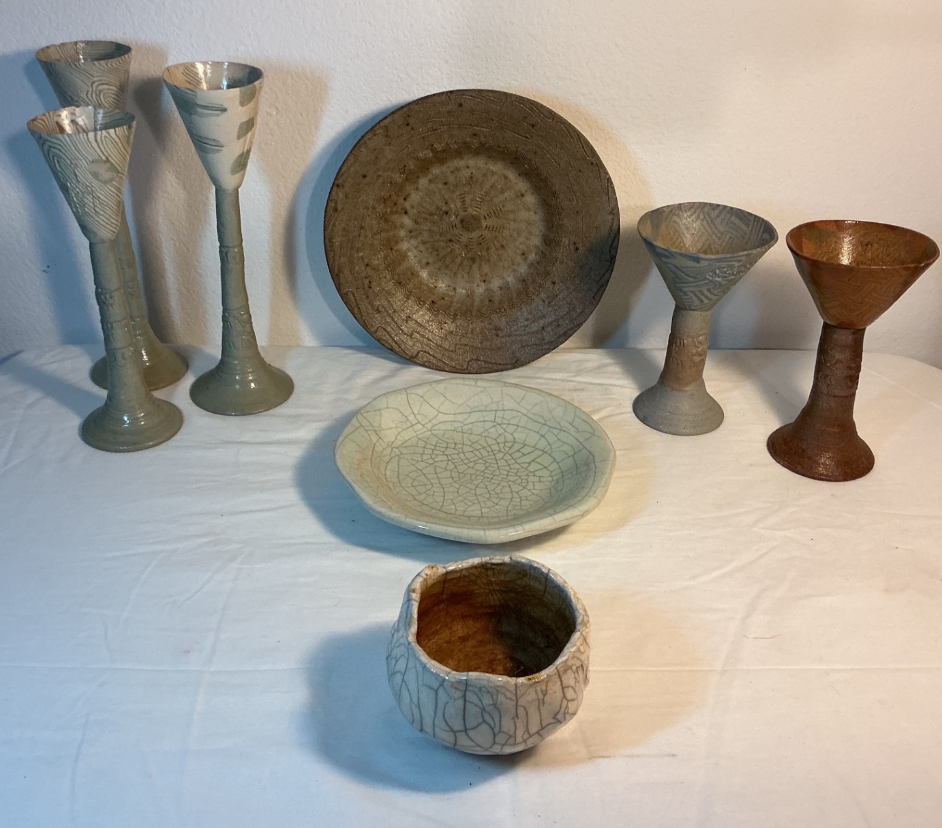 Unique Pottery Goblets, chalices, bowls - image 2 of 11