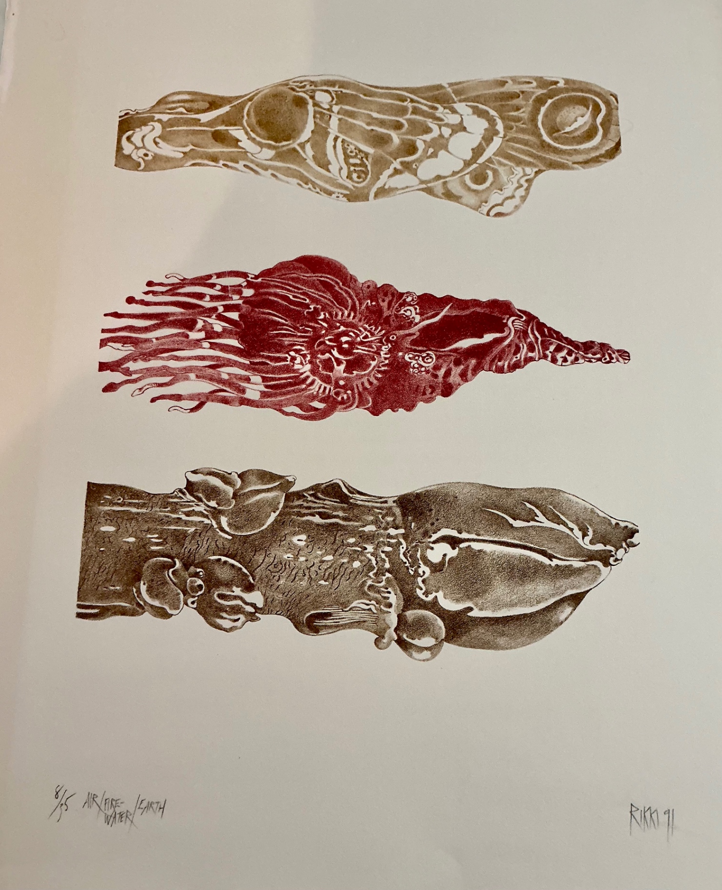 Five numbered prints by Rikki on paper - image 4 of 14