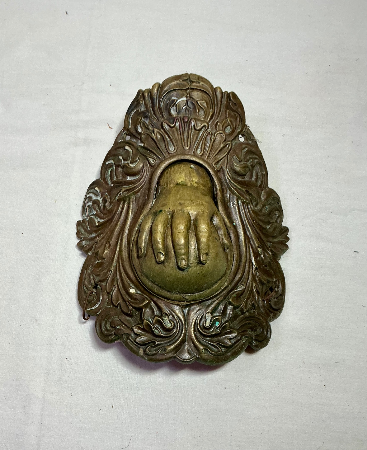 Bronze Dragon Fish Sculpture and Door Knocker - image 5 of 6
