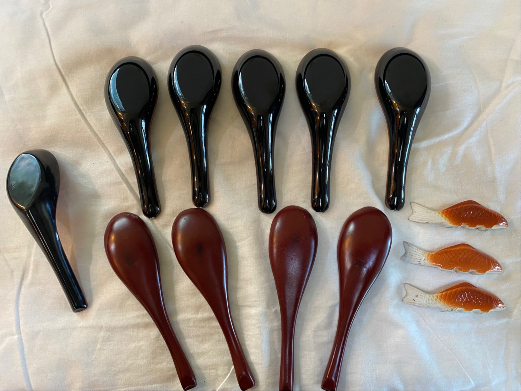 Hand Made pottery bowls, spoons, and drinking cups - image 4 of 22