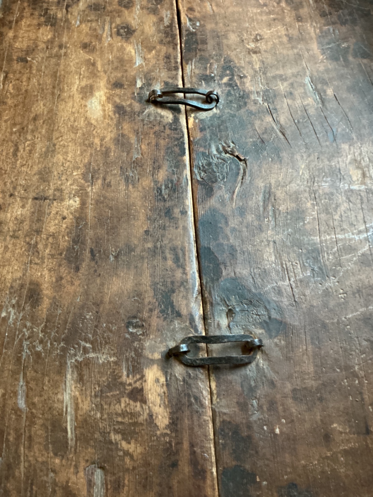Antique Wooden Dowry Chest - image 6 of 8