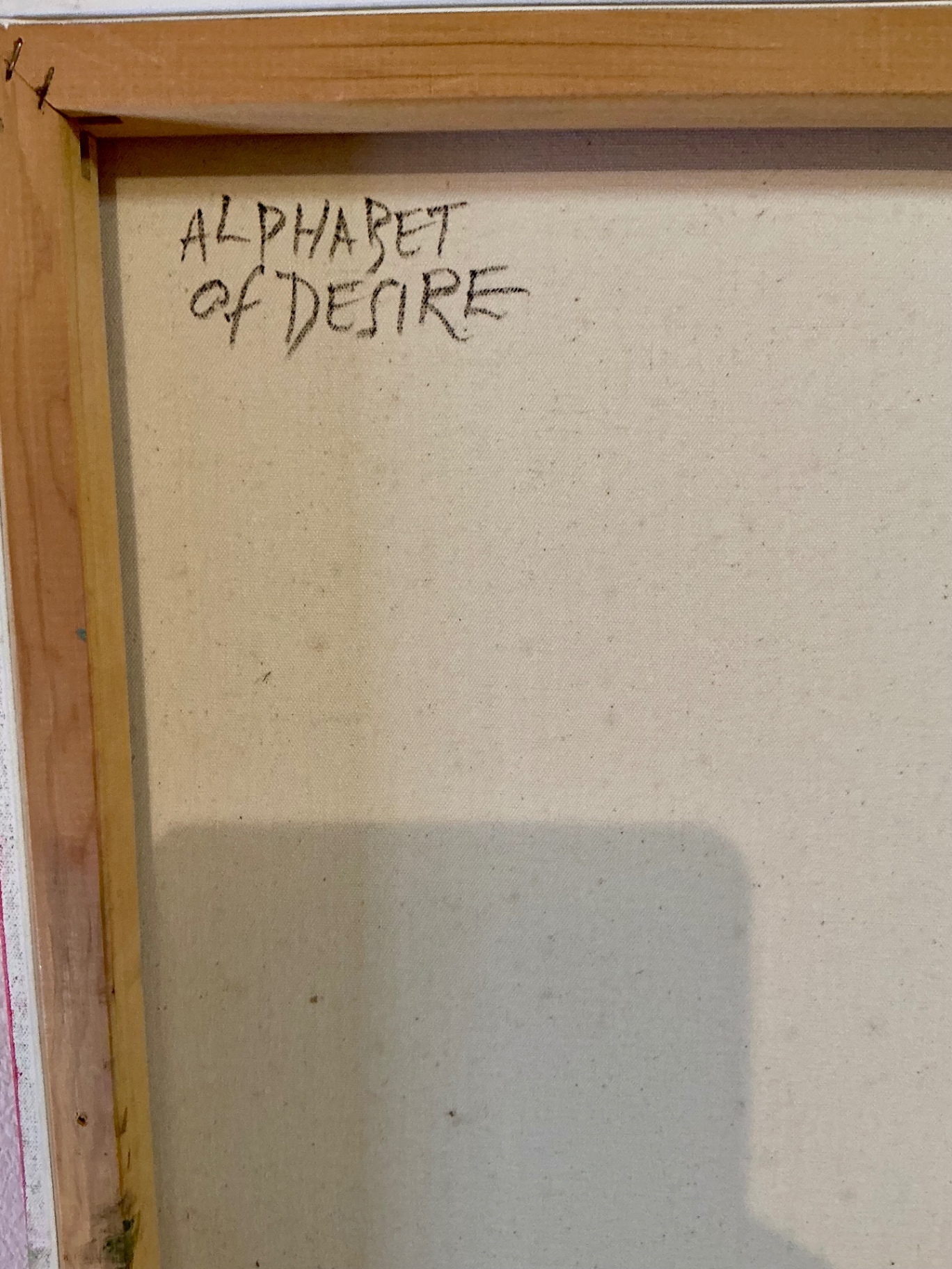 Original Painted Canvas, Alphabet of Desire by Rikki Ducornet - image 3 of 5