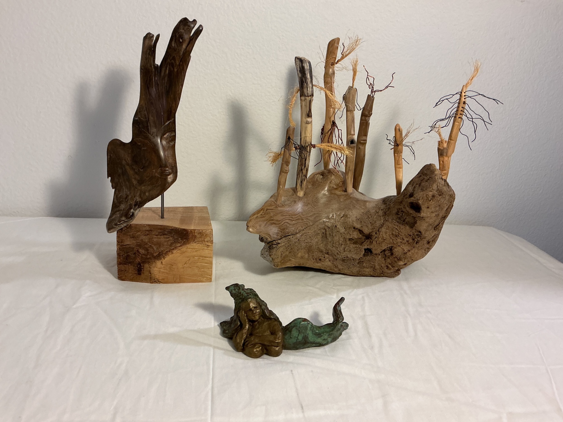 Three Unique Wood carved art - image 2 of 8