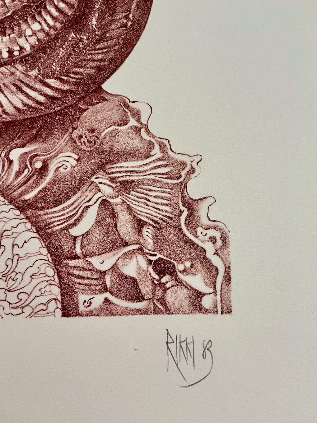 Four numbered prints on paper from Rikki - image 4 of 13