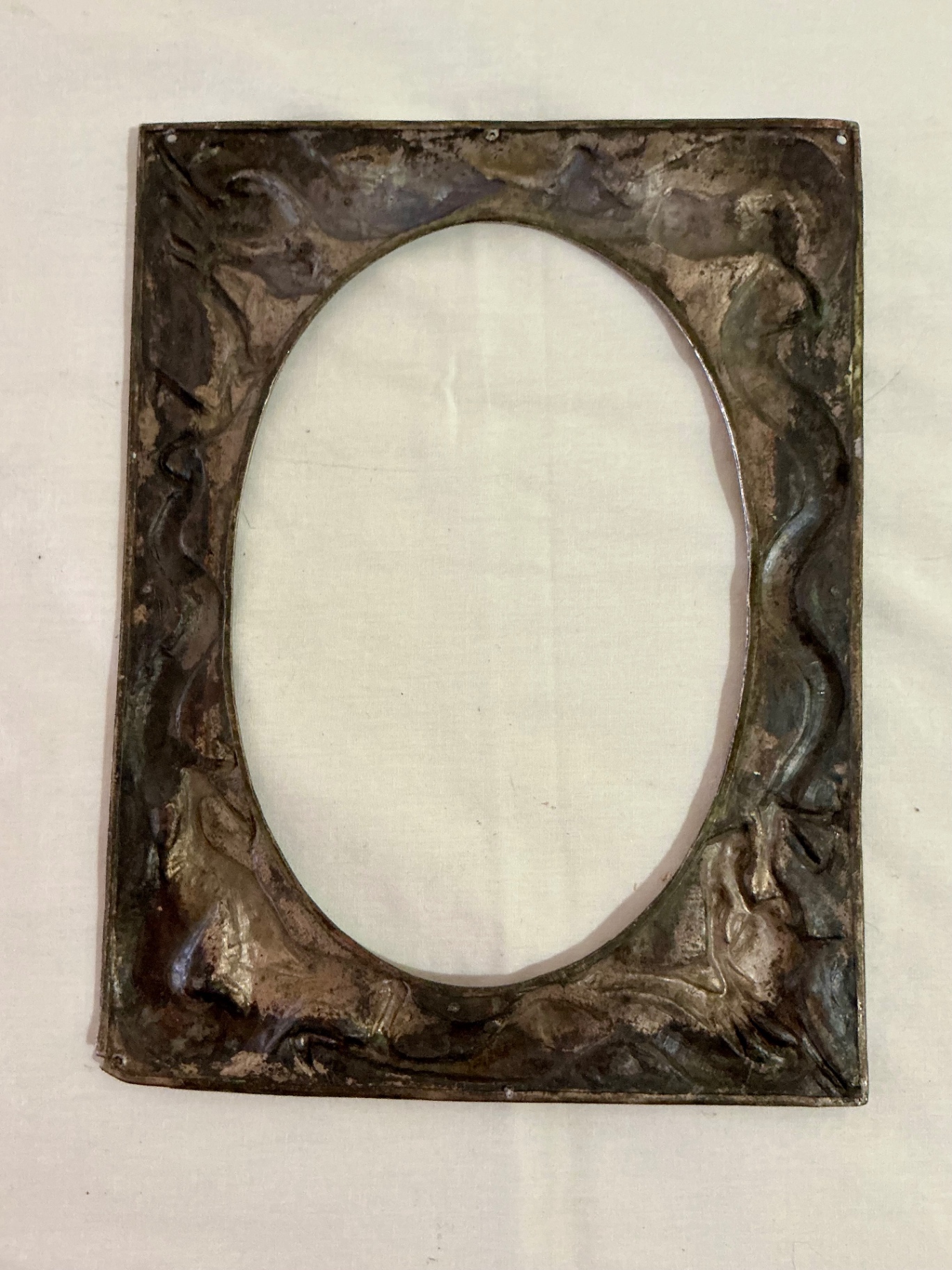 Framed print of Kimono w/Poem, vintage metal frames - image 8 of 11