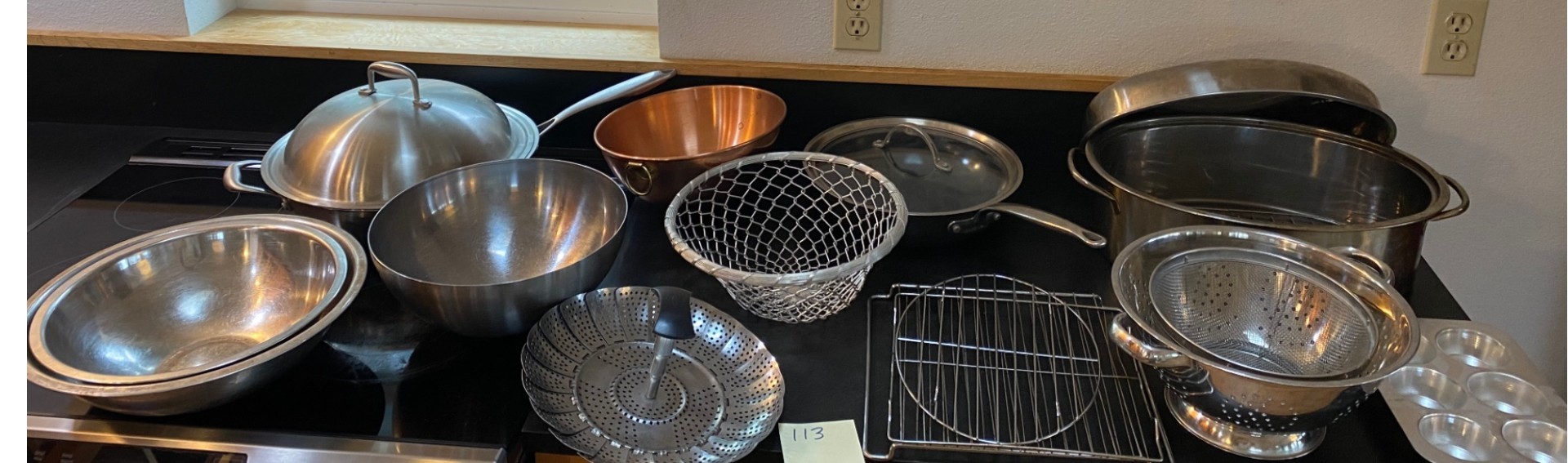 Assortment of Stainless Kitchen Cookware - image 1 of 9
