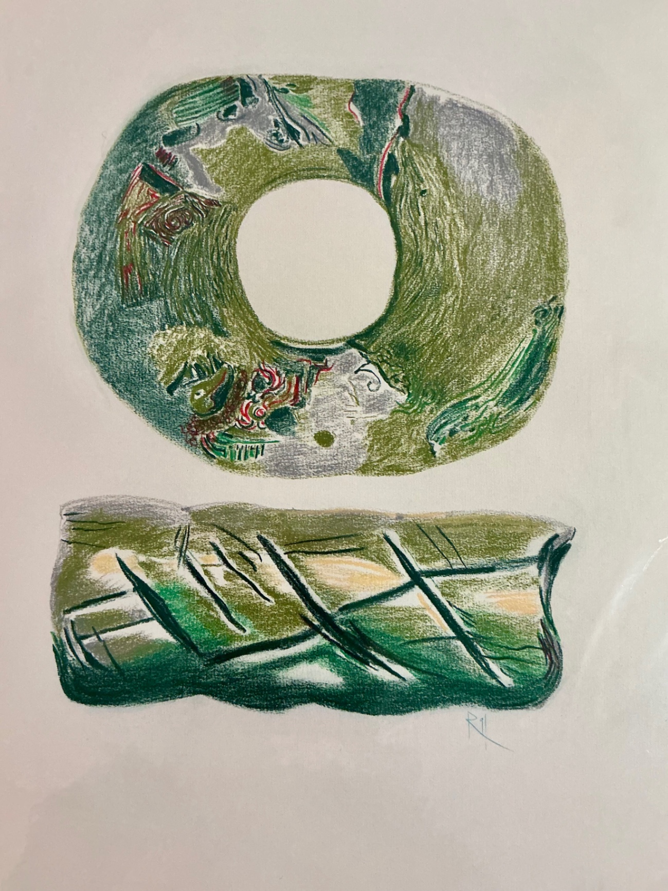 4 More Originals by Rikki on paper - image 2 of 9