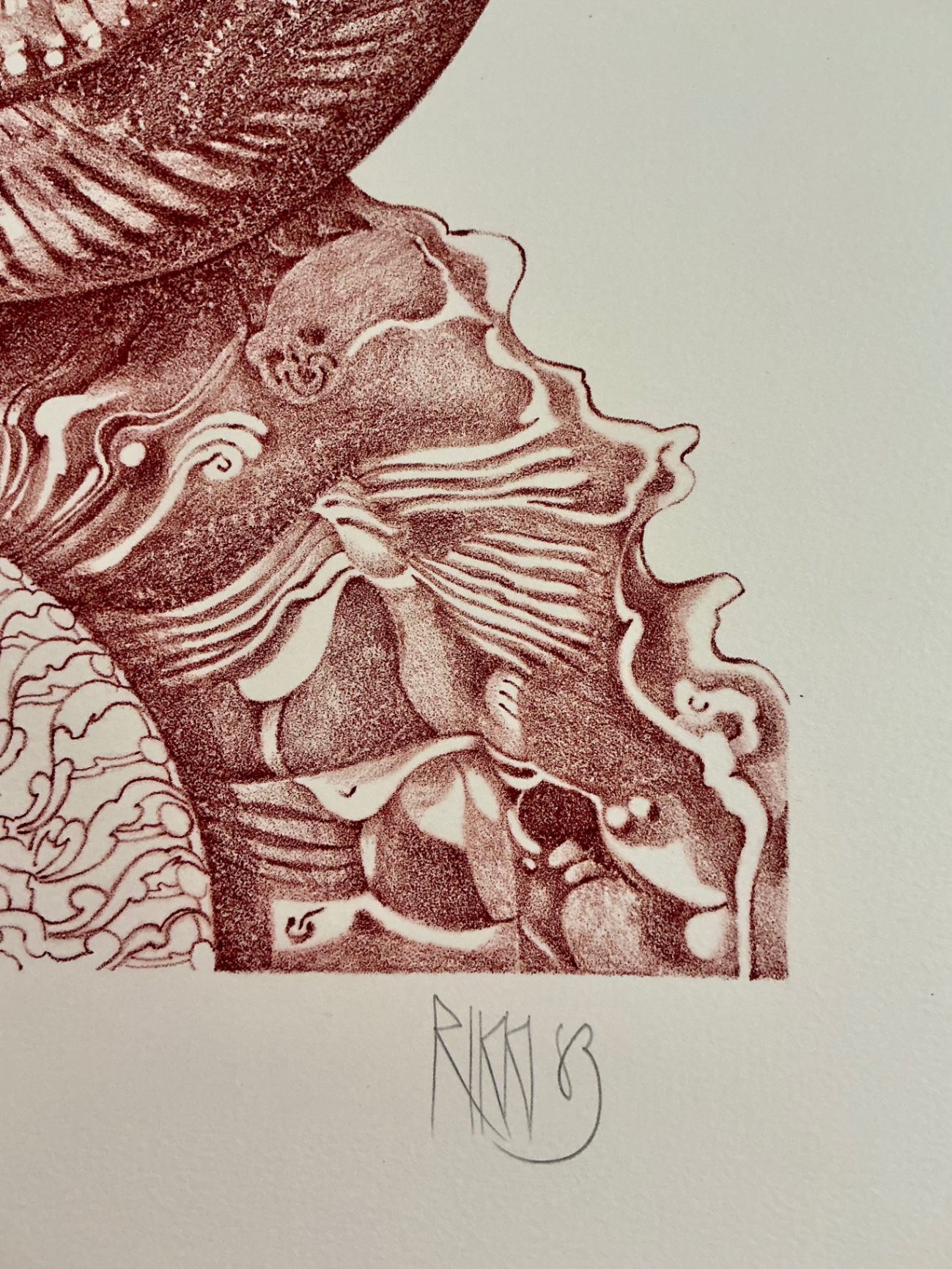 Five More numbered prints by Rikki on paper - image 7 of 12