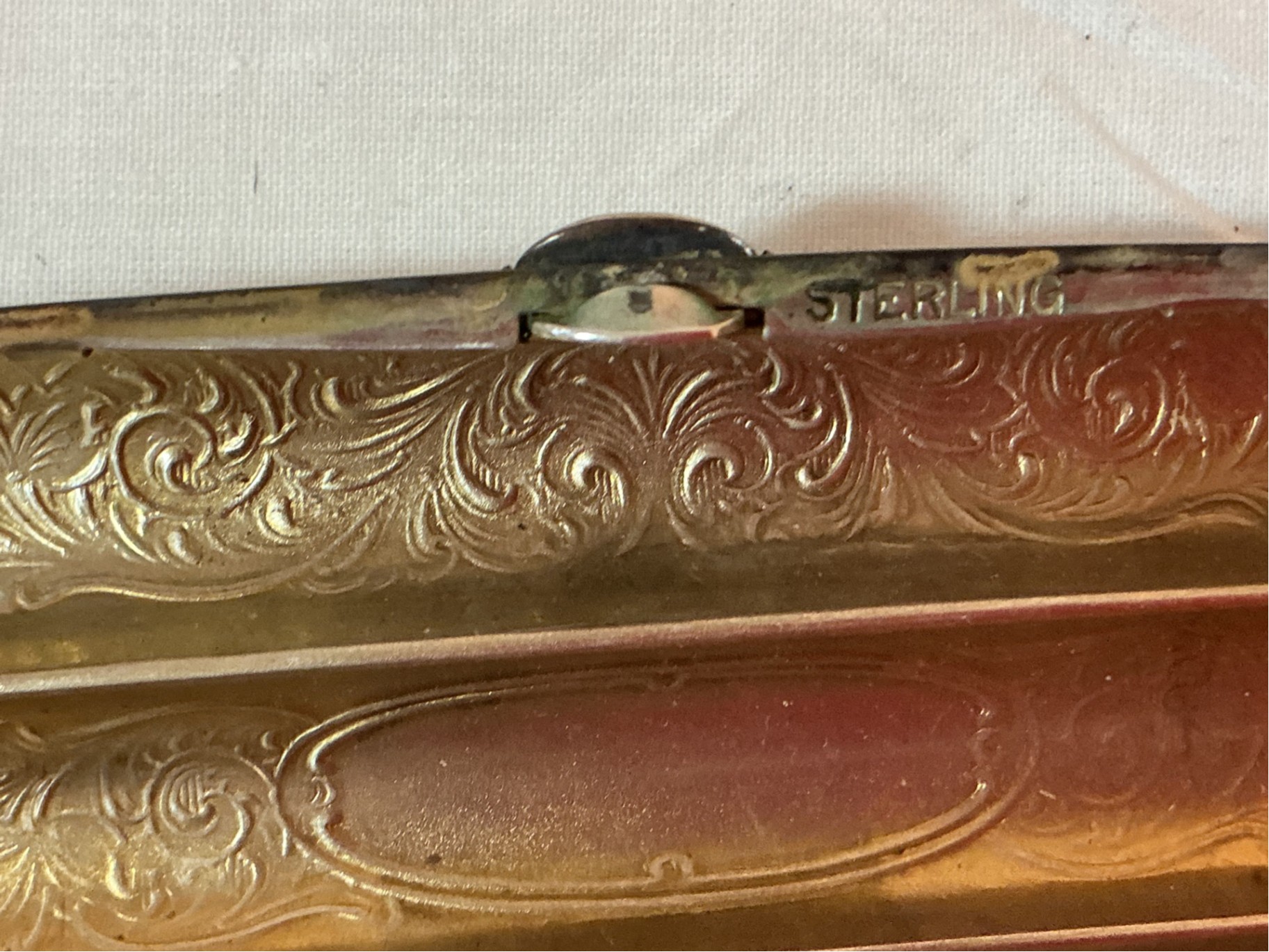 Antique Sterling cigar case, cigarette case - image 4 of 7