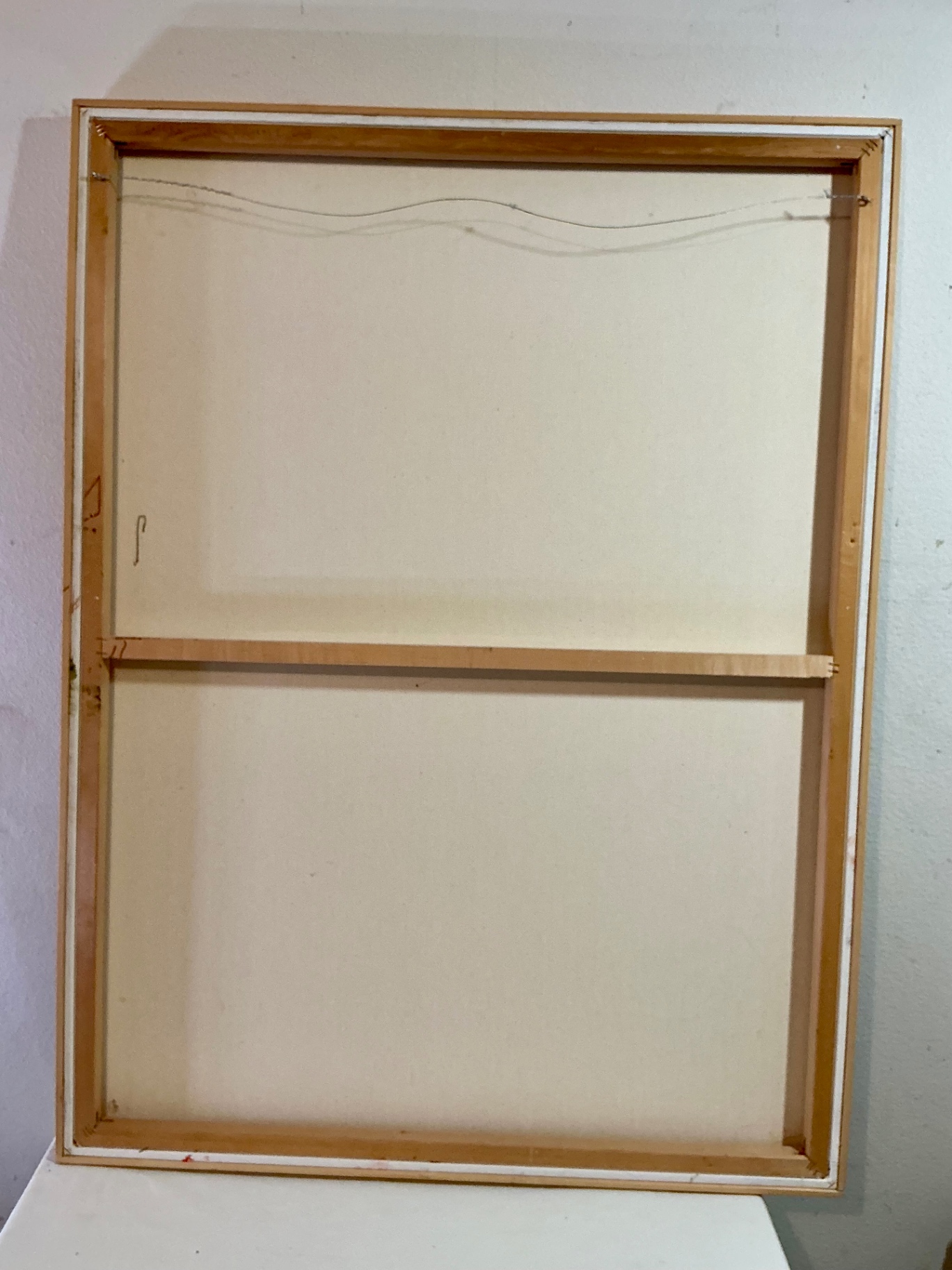 Large Painted Canvas, unsigned by Rikki - image 3 of 3
