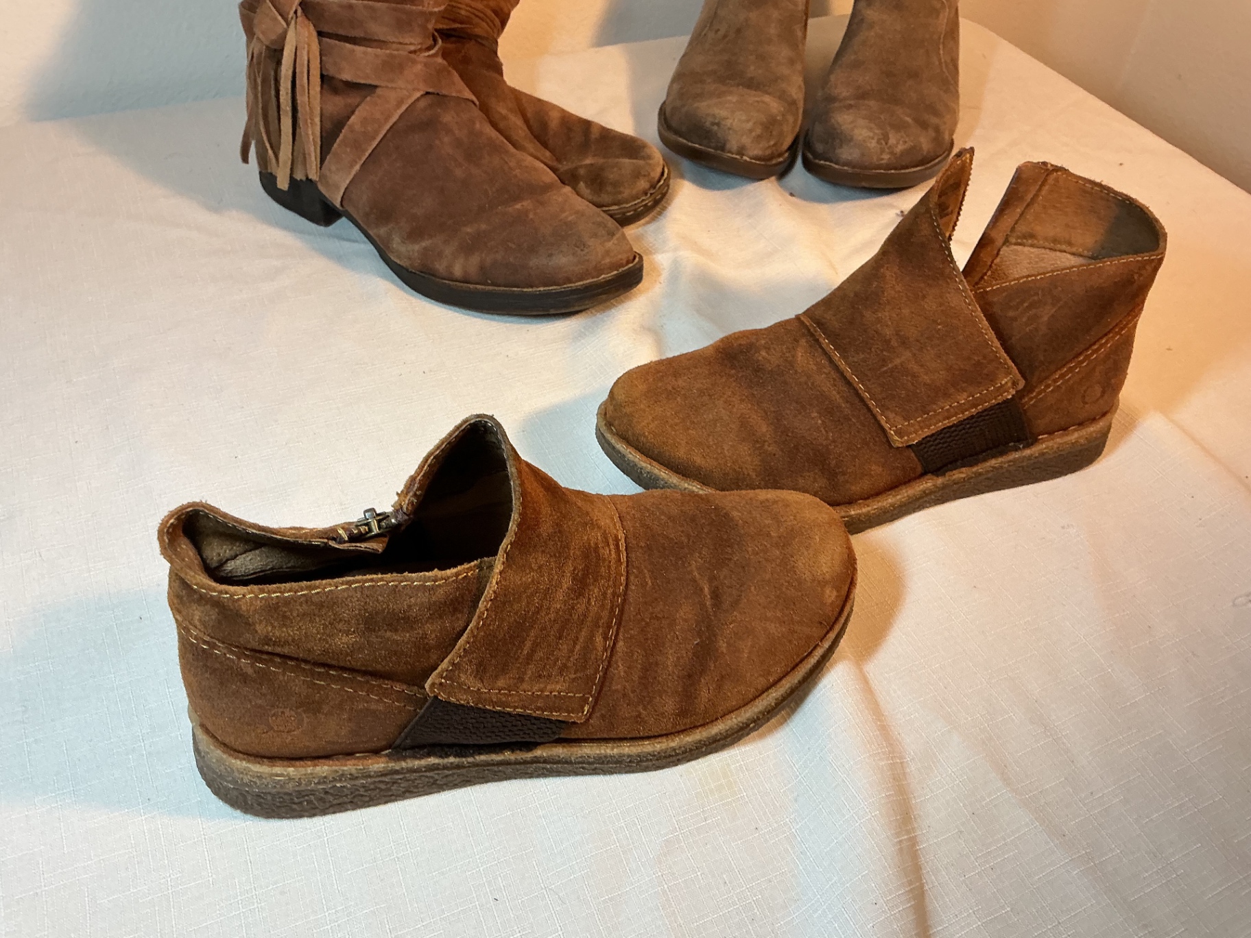 Born Suede Booties - image 5 of 11