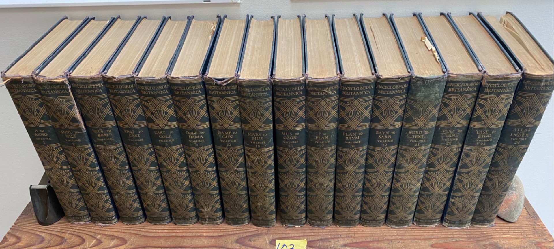 1929 Assorted Encyclopedia Brittanica  - image 1 of 5