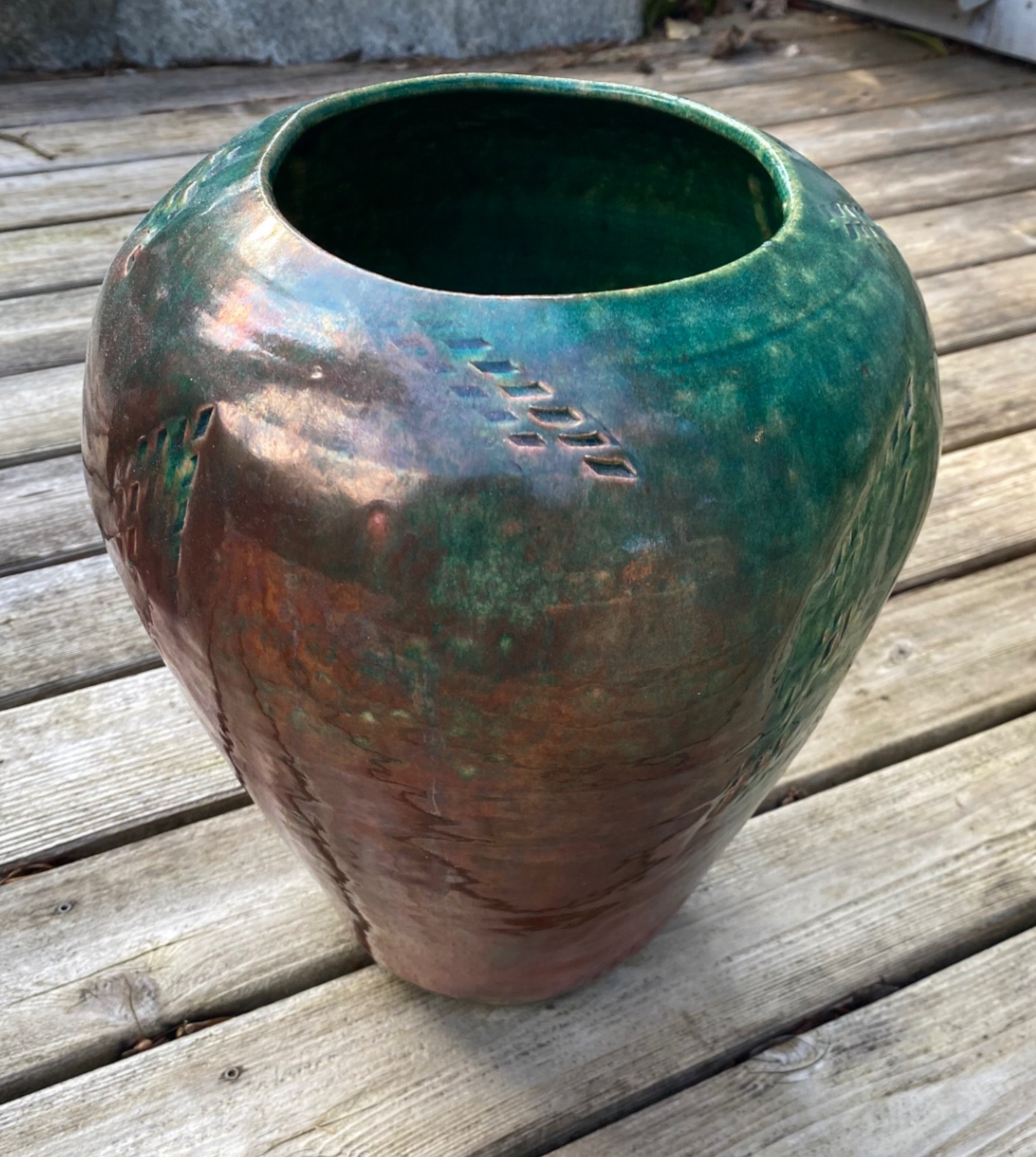 Glazed Pottery Planters - image 3 of 7