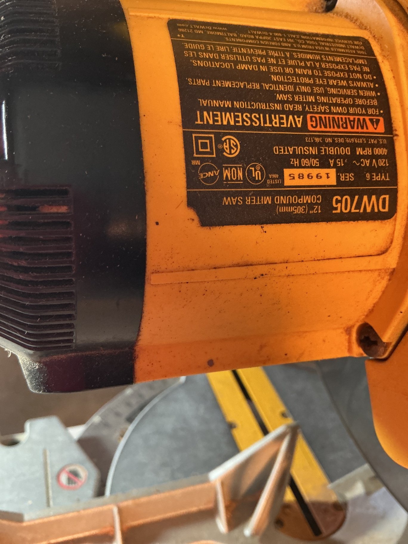 Delta compound miter saw - image 3 of 4