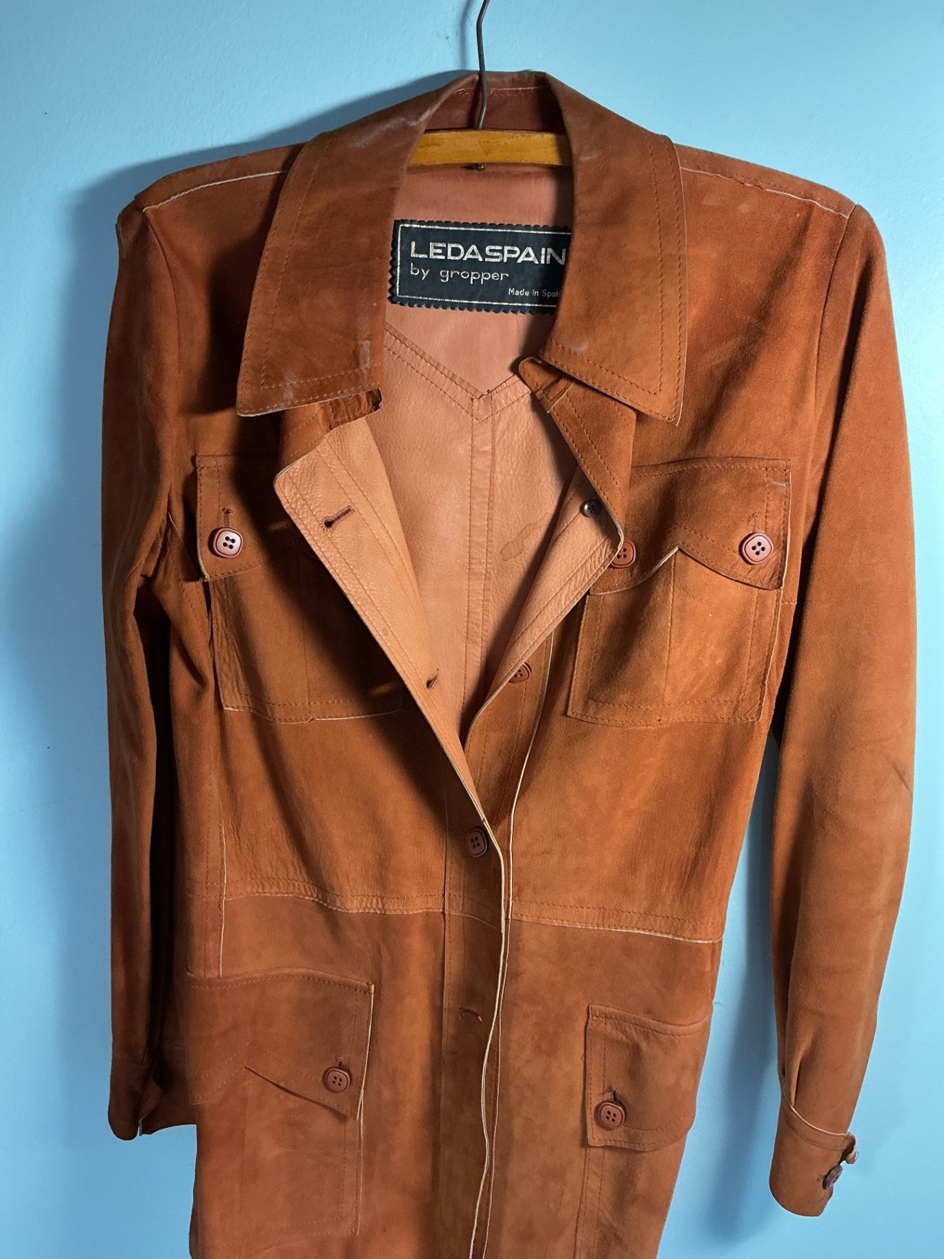 Two vintage Leather Women's Jackets, and One Pendleton - image 4 of 8