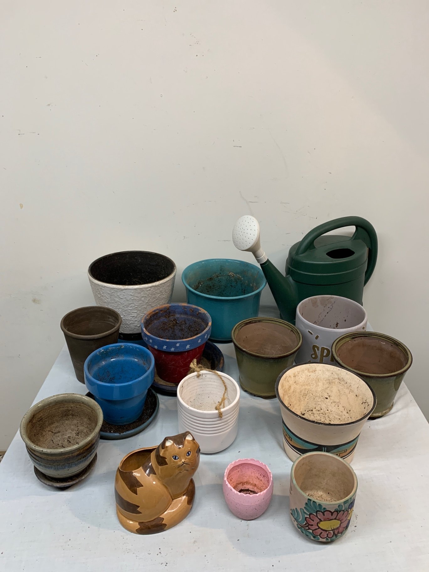 Painted or Glazed Ceramic Pots - image 1 of 4