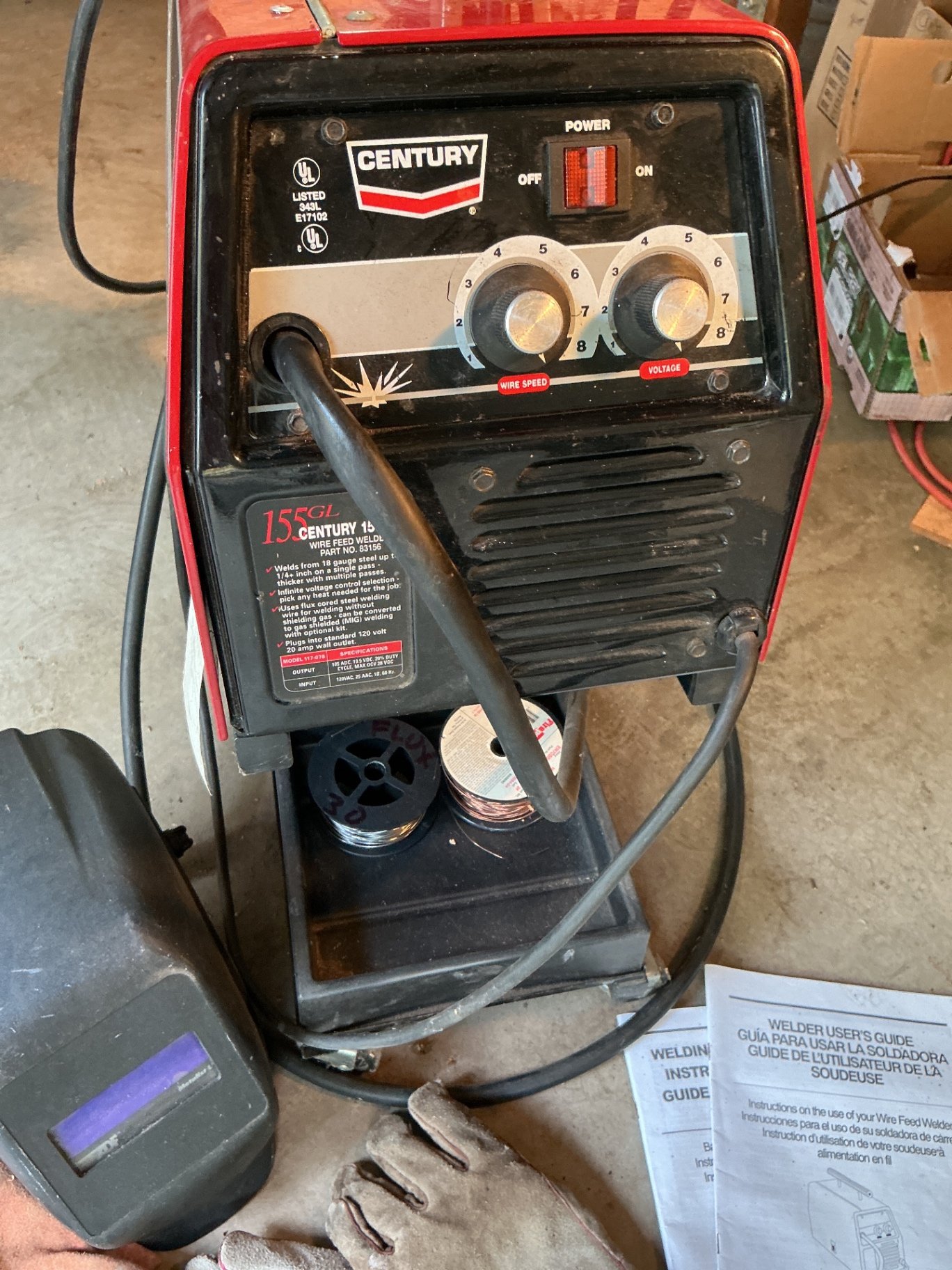 Century wire feed welder - image 2 of 4